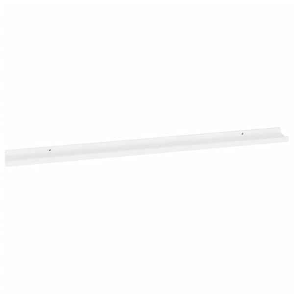 Prateleiras de parede 4 pcs 115x9x3 cm branco - Image 4