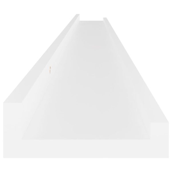 Prateleiras de parede 4 pcs 115x9x3 cm branco - Image 7