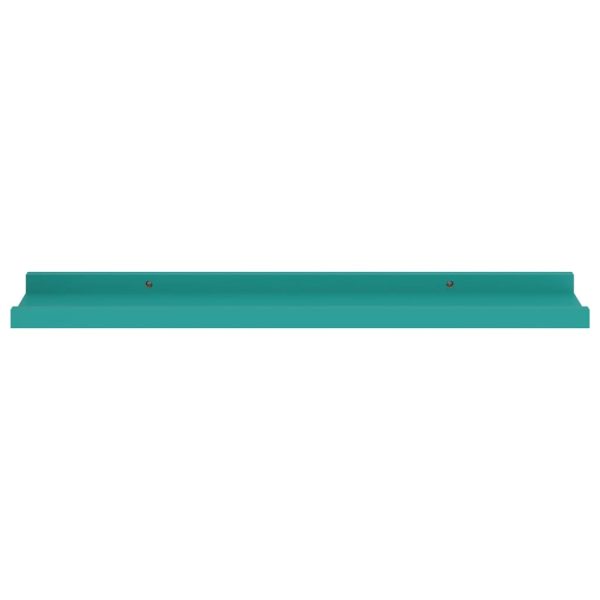 Prateleiras de parede 2 pcs 60x9x3 cm azul - Image 5