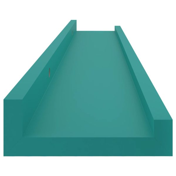 Prateleiras de parede 2 pcs 60x9x3 cm azul - Image 6
