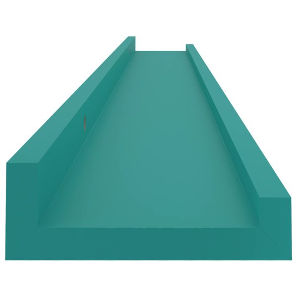 Prateleiras de parede 2 pcs 80x9x3 cm azul - Image 6