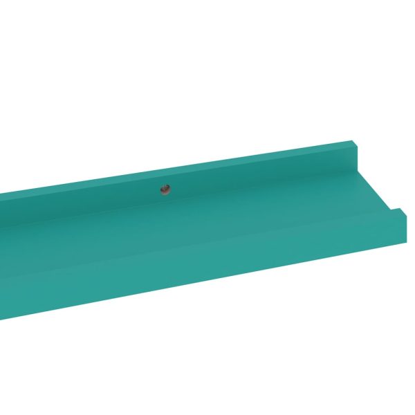 Prateleiras de parede 2 pcs 80x9x3 cm azul - Image 7