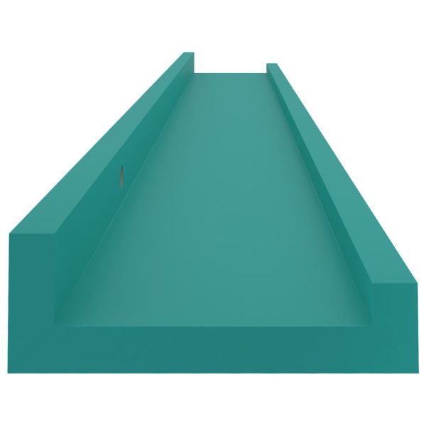 Prateleiras de parede 4 pcs 80x9x3 cm azul - Image 6