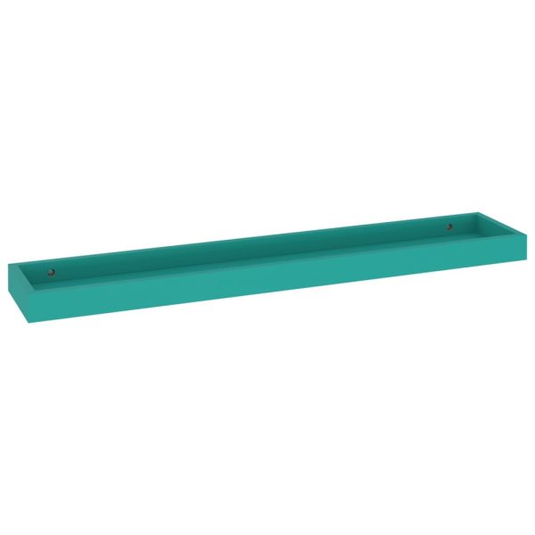 Prateleiras de parede Loggia 2 pcs 80x15x4 cm MDF azul - Image 4