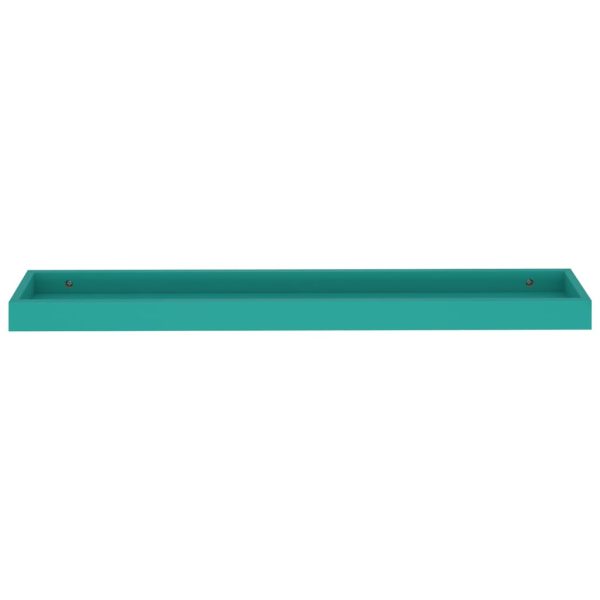 Prateleiras de parede Loggia 2 pcs 80x15x4 cm MDF azul - Image 5
