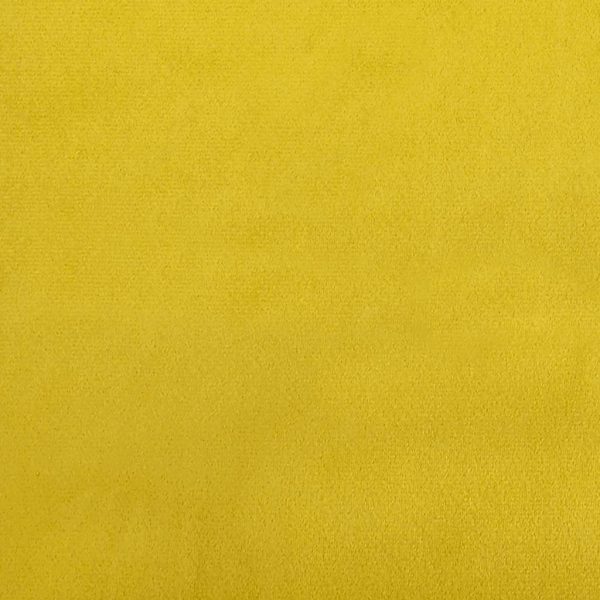 Cadeira de descanso com banco veludo amarelo mostarda - Image 9