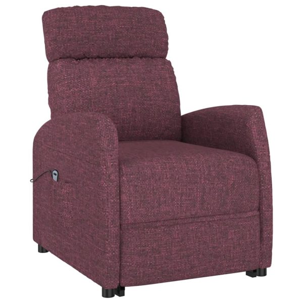 Poltrona elevatória tecido roxo - Image 2