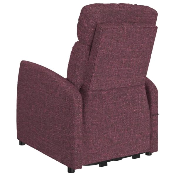 Poltrona elevatória tecido roxo - Image 5