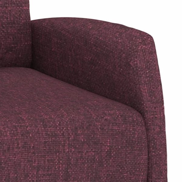 Poltrona elevatória tecido roxo - Image 8