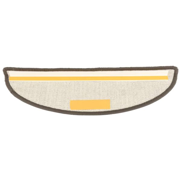 Tapete/carpete para degraus 15 pcs 56x17x3 cm cinzento - Image 6