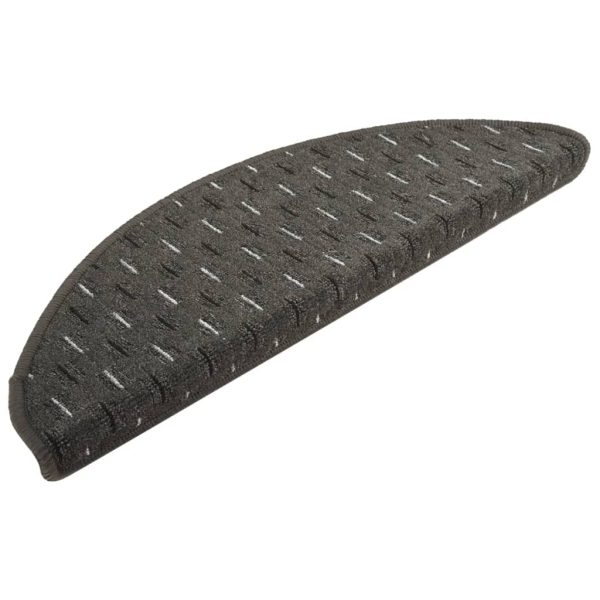 Tapete/carpete para degraus 15 pcs 65x21x4 cm antracite - Image 3