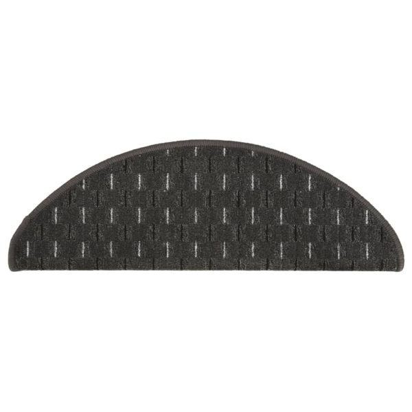 Tapete/carpete para degraus 15 pcs 65x21x4 cm antracite - Image 5