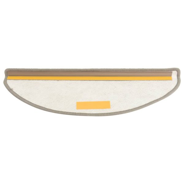 Tapete/carpete para degraus 15 pcs 65x21x4 cm cinzento - Image 6