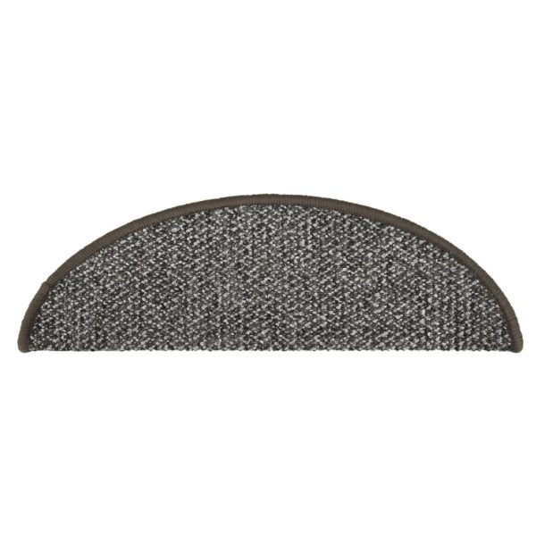 Tapete/carpete para degraus 15 pcs 56x17x3 cm antracite - Image 4