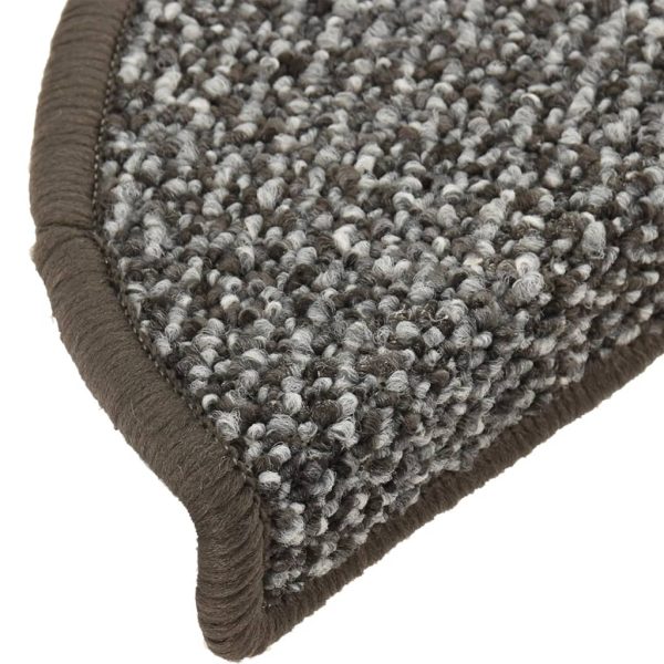 Tapete/carpete para degraus 15 pcs 56x17x3 cm antracite - Image 7