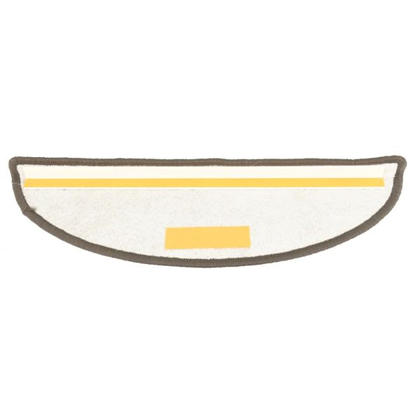 Tapete/carpete para degraus 15 pcs 56x17x3 cm cinzento - Image 6