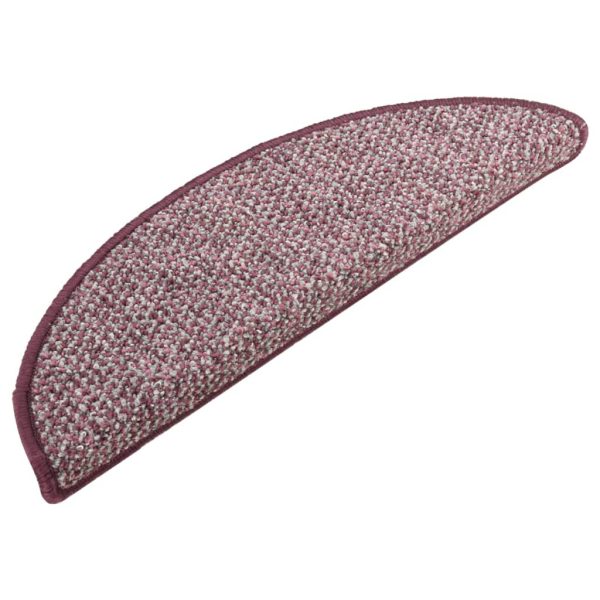 Tapete/carpete para degraus 15 pcs 65x21x4 cm roxo - Image 3