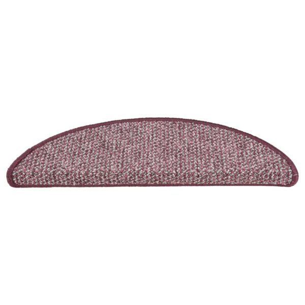 Tapete/carpete para degraus 15 pcs 65x21x4 cm roxo - Image 4