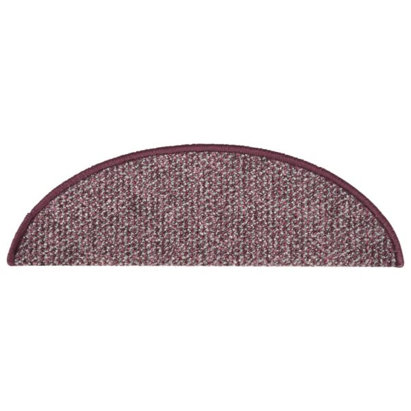Tapete/carpete para degraus 15 pcs 65x21x4 cm roxo - Image 5