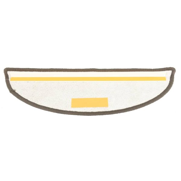 Tapete/carpete para degraus 15 pcs 65x21x4 cm cinzento - Image 6