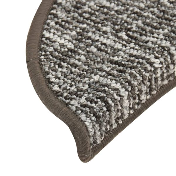 Tapete/carpete para degraus 15 pcs 65x21x4 cm antracite - Image 6