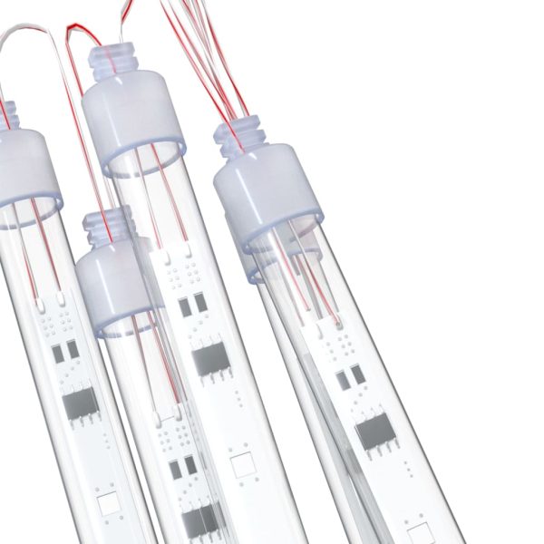 Luzes meteoro 8 pcs 30 cm 192 luzes LED int./ext. azul - Image 4