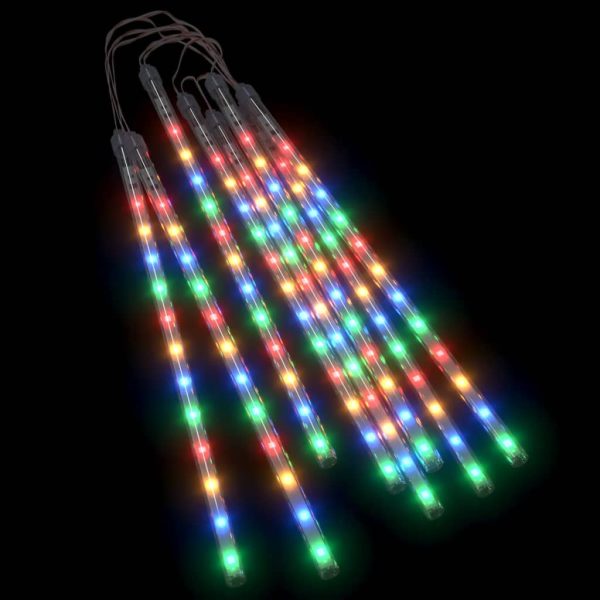 Luzes meteoro 8 pcs 30 cm 192 luzes LED int./ext. colorido - Image 2