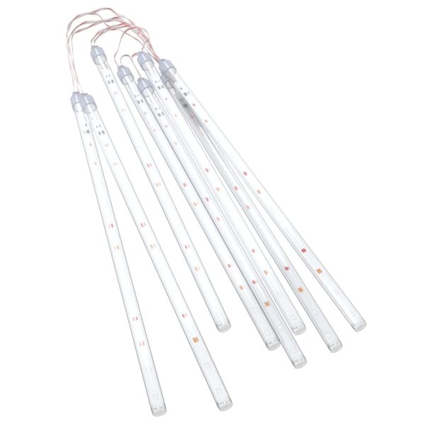 Luzes meteoro 8 pcs 30 cm 192 luzes LED int./ext. colorido - Image 3