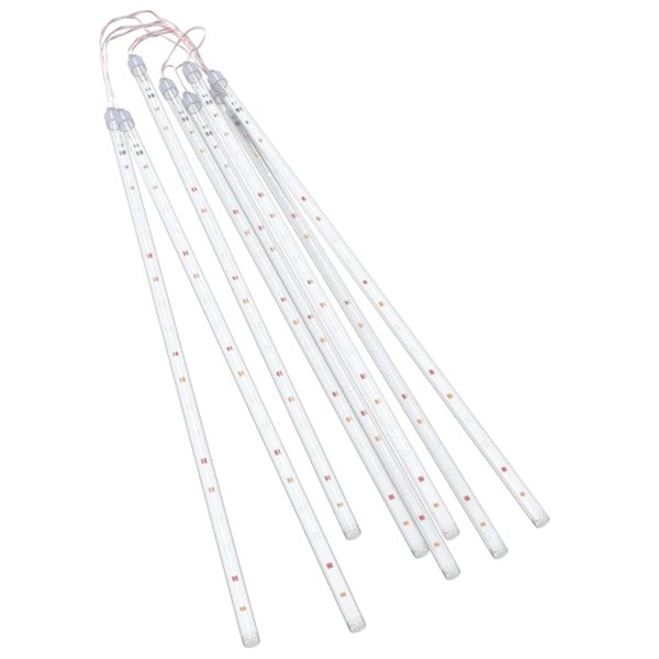Luzes meteoro 8 pcs 50 cm 288 luzes LED int./ext. colorido - Image 3
