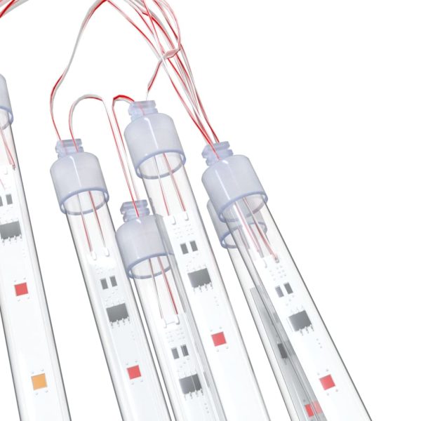 Luzes meteoro 8 pcs 50 cm 288 luzes LED int./ext. colorido - Image 4