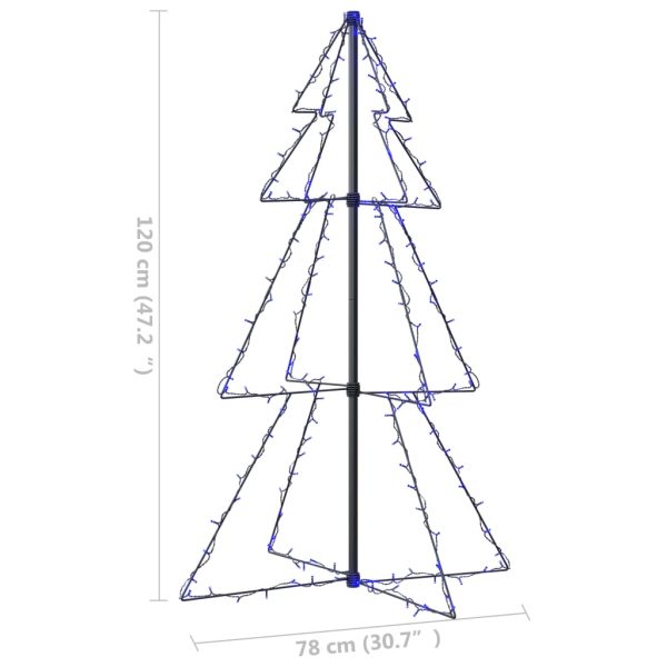 Árvore de Natal em cone 160 LEDs 78x120 cm interior e exterior - Image 8
