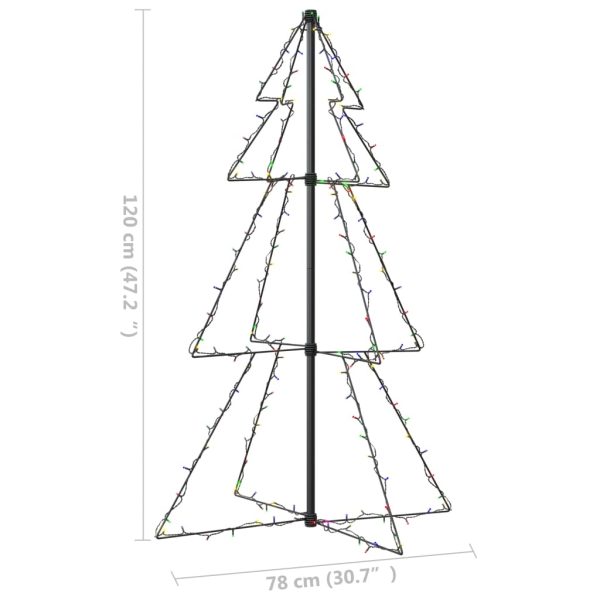Árvore de Natal em cone 160 LEDs 78x120 cm interior e exterior - Image 8