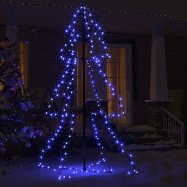 Árvore de Natal em cone 200 LEDs 98x150 cm interior e exterior - Image 3