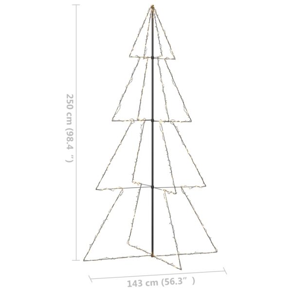 Árvore de Natal em cone 360 LEDs 143x250 cm interior e exterior - Image 7