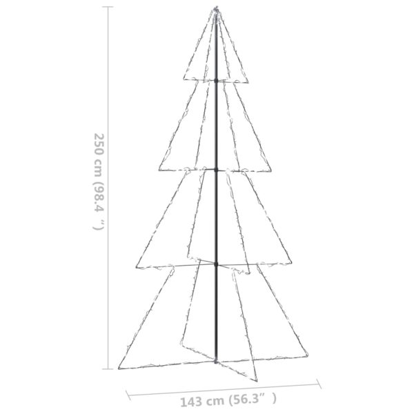 Árvore de Natal em cone 360 LEDs 143x250 cm interior e exterior - Image 7