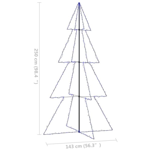 Árvore de Natal em cone 360 LEDs 143x250 cm interior e exterior - Image 7