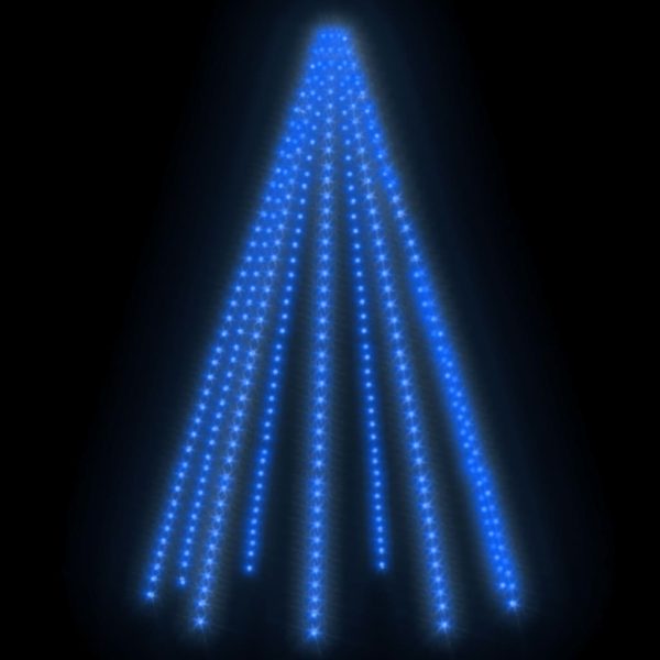 Cordão de luzes árvore de Natal 400 luzes LED 400 cm azul - Image 4