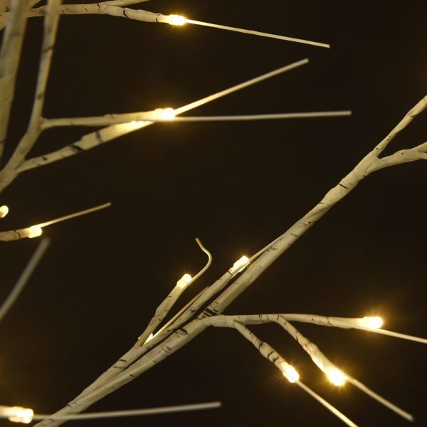 Árvore de Natal 120 LEDs salgueiro int./ext. 1,2m branco quente - Image 4