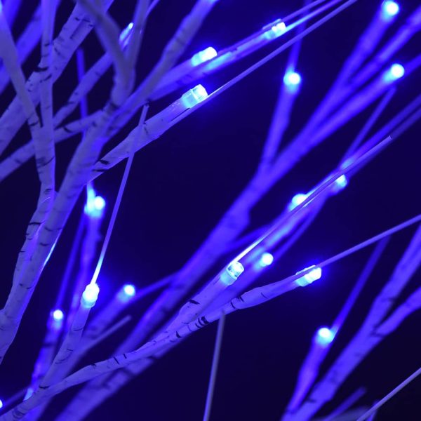 Árvore de Natal 180 LEDs salgueiro int./ext. 1,8m azul - Image 4