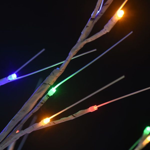 Árvore de Natal 180 LEDs salgueiro int./ext. 1,8 m colorido - Image 4