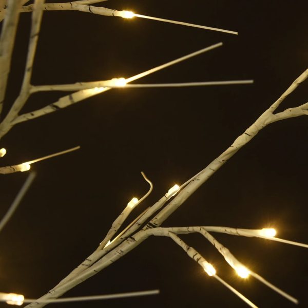 Árvore de Natal 200 LEDs salgueiro int./ext. 2,2m branco quente - Image 4