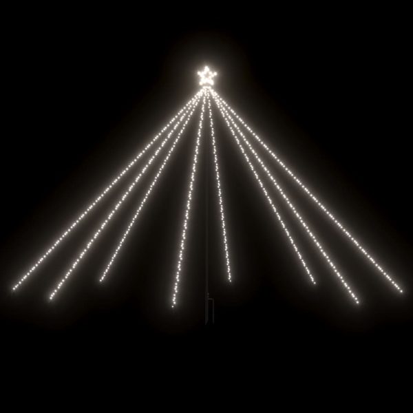 Iluminação p/ árvore de Natal int/ext 576 LEDs 3,6m branco frio - Image 2