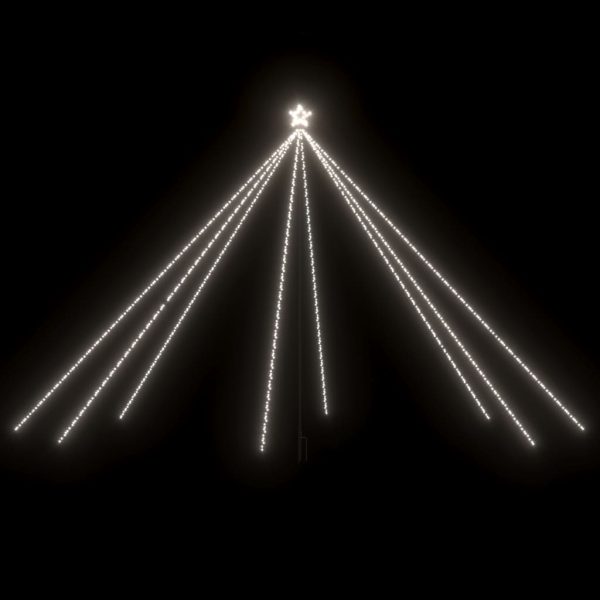 Iluminação p/ árvore de Natal int/ext 800 LEDs 5 m branco frio - Image 2