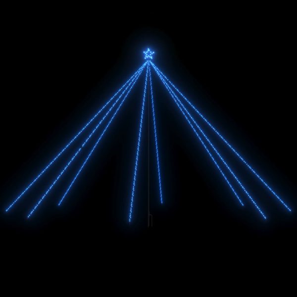 Iluminação p/ árvore de Natal int/ext 800 LEDs 5 m azul - Image 2