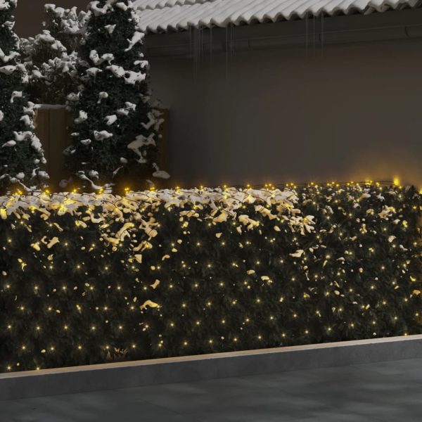 Rede luzes de natal 3x2 m 204 luzes LED int/ext branco quente - Image 3