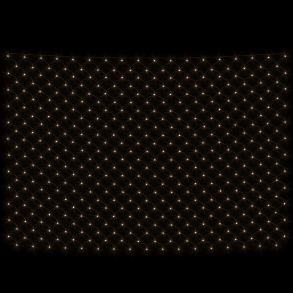 Rede luzes de natal 3x2 m 204 luzes LED int/ext branco quente - Image 4