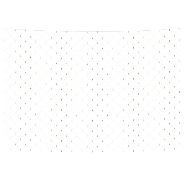 Rede luzes de natal 3x2 m 204 luzes LED int/ext branco quente - Image 6