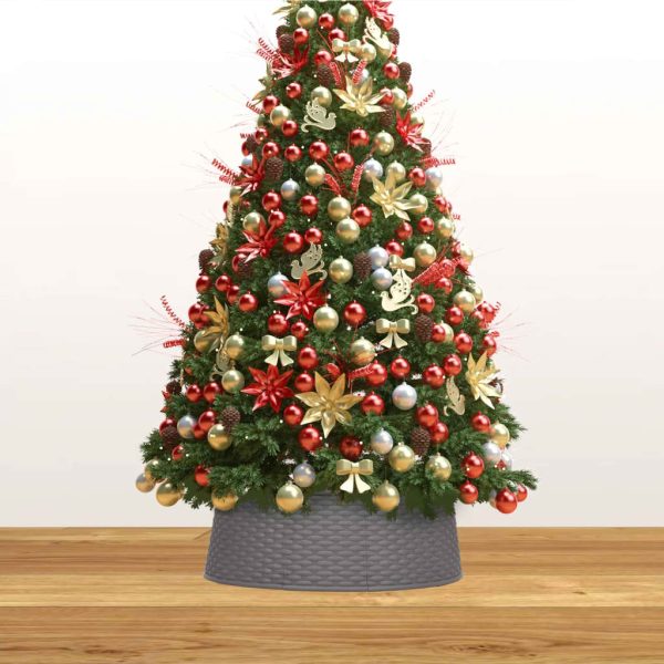 Saia para árvore de Natal Ø54x19,5 cm castanho - Image 3