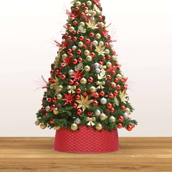 Saia para árvore de Natal Ø65x19,5 cm vermelho - Image 3