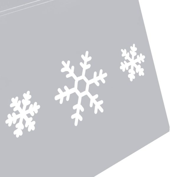 Saia para árvore de Natal Ø68x25 cm prateado e branco - Image 6